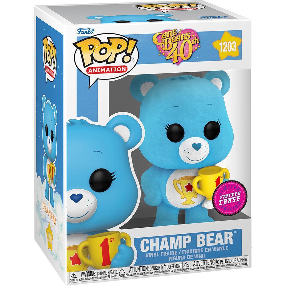 Funko Pop! Animation: Care Bears 40th Anniversary - Champ Bear CHASE - Funko - Ginga Toys
