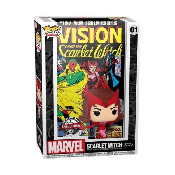 Funko Pop! Comic Covers Marvel - Scarlet Witch Exclusive Vinyl Figure #01 [Vision and the Scarlet Witch Volume 1] - Funko - Ginga Toys
