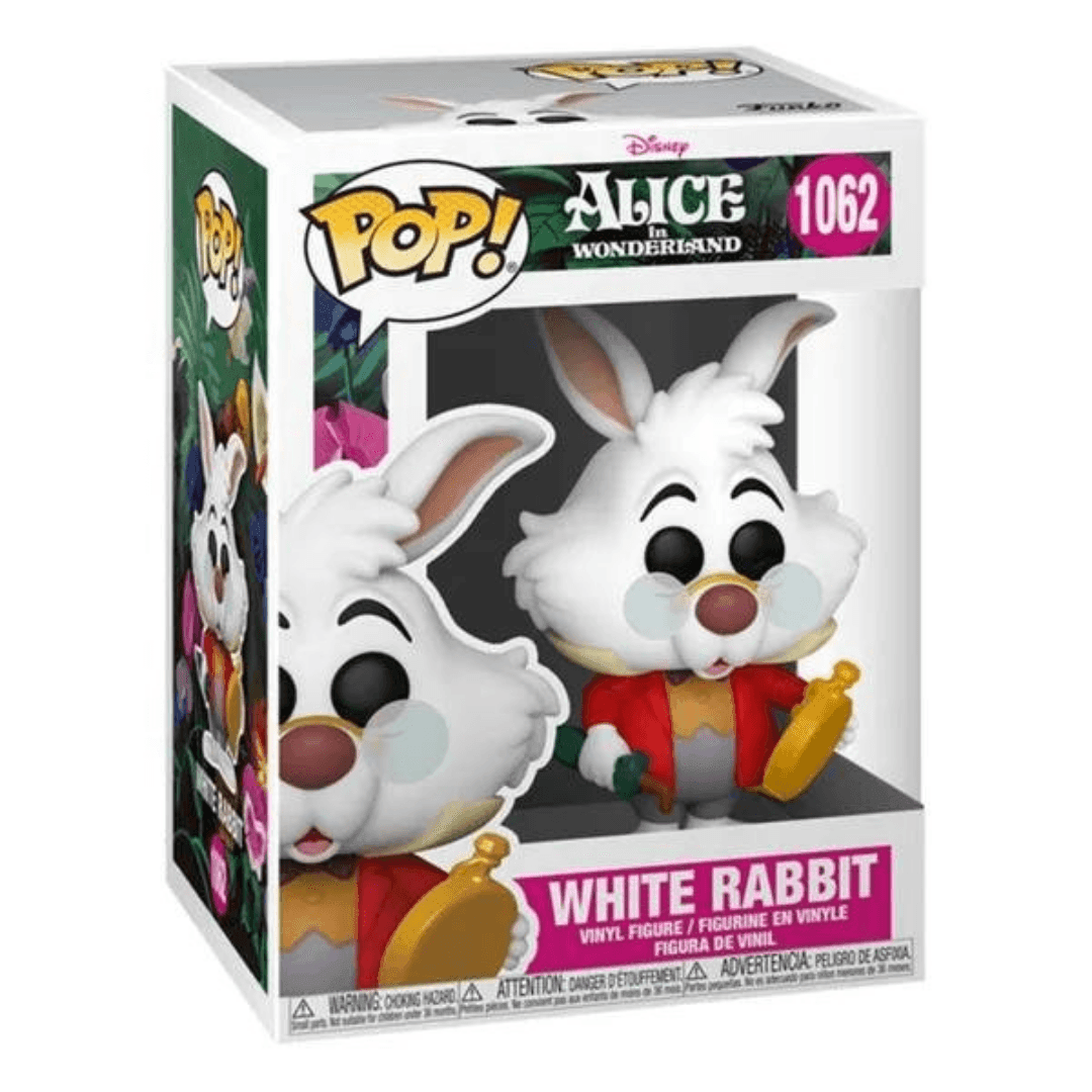 Funko POP Disney Alice in Wonderland 70th White Rabbit with Watch Vinyl Figure #1062 - Funko - Ginga Toys