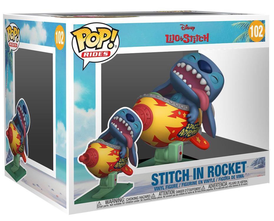 Stitch in Rocket Funko Pop! 102 Disney Lilo and Stitch Vinyl Figure