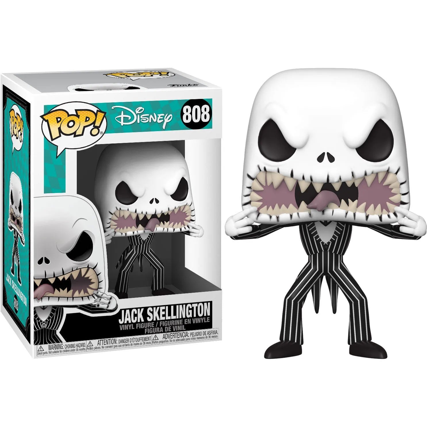 Pop! Disney: The Nightmare Before Christmas - Jack (Scary Face) - Ginga Toys