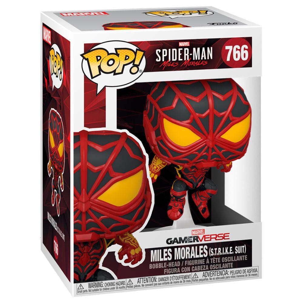 POP figure Marvel Spiderman Miles Morales S.T.R.I.K.E. Suit - Funko - Ginga Toys