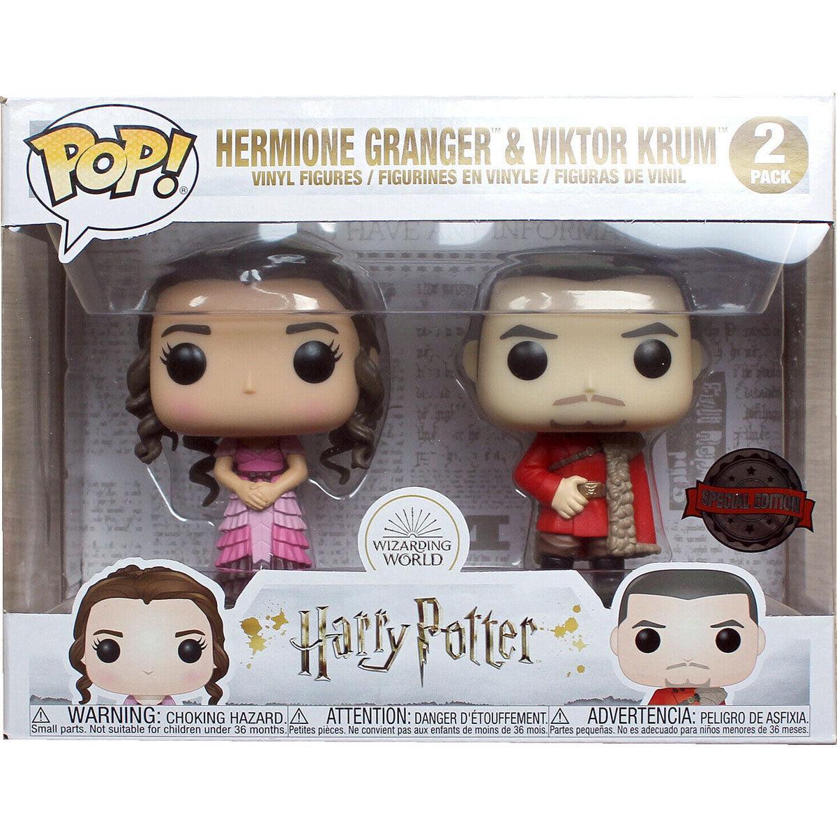 Hermione Granger & Viktor Krum Funko Pop! Harry Potter Vinyl Figure 2Pack  Exclusive