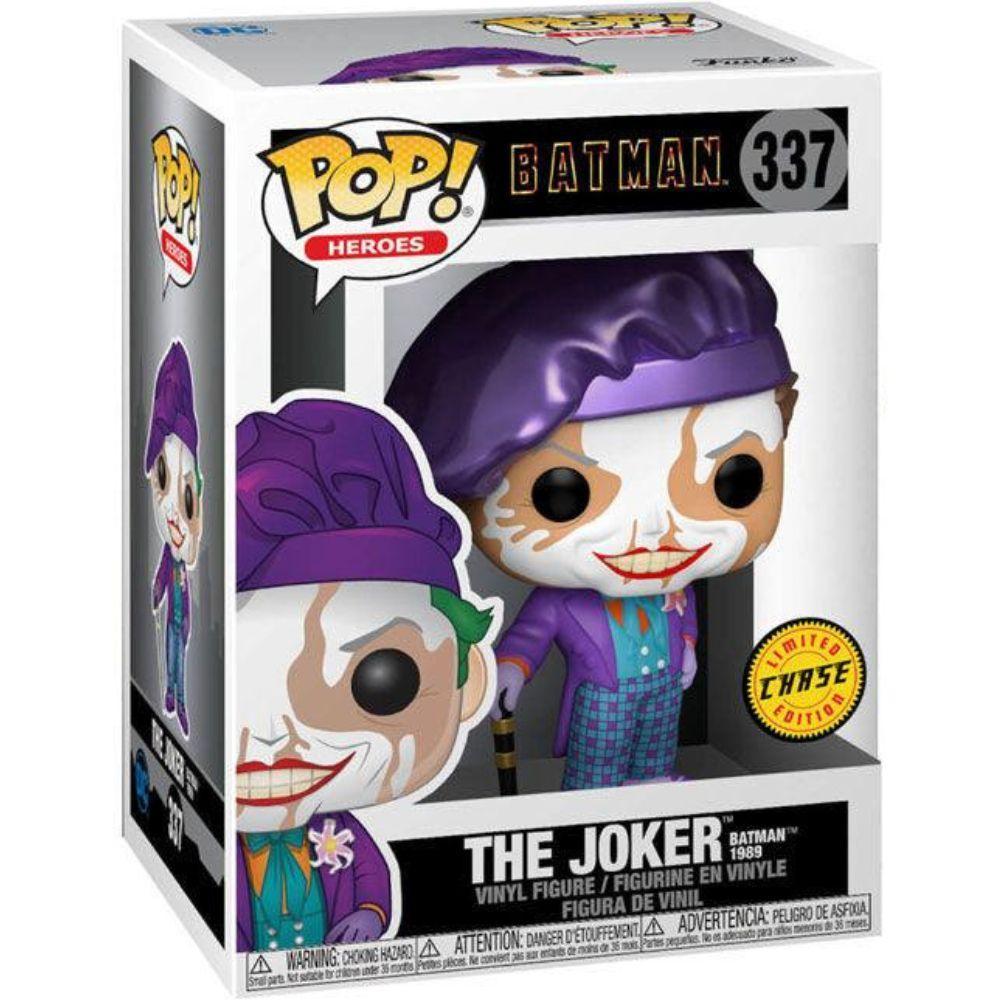 Pop! Heroes: DC Comics Batman 1989 The Joker with Hat Chase Vinyl Figure #337 - Funko - Ginga Toys