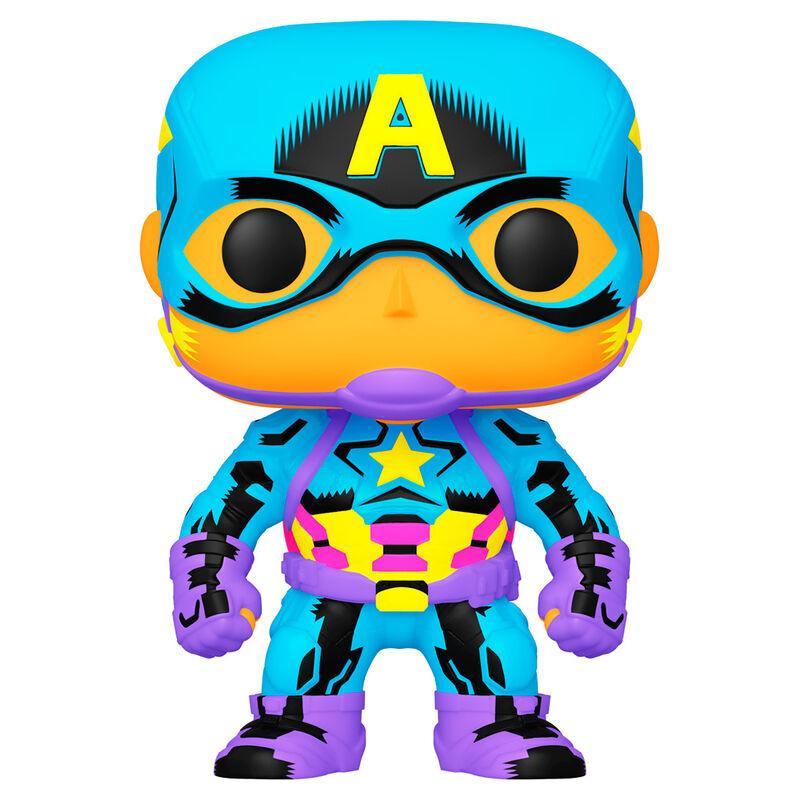POP figure Marvel Black Light - Captain America - Funko - Ginga Toys