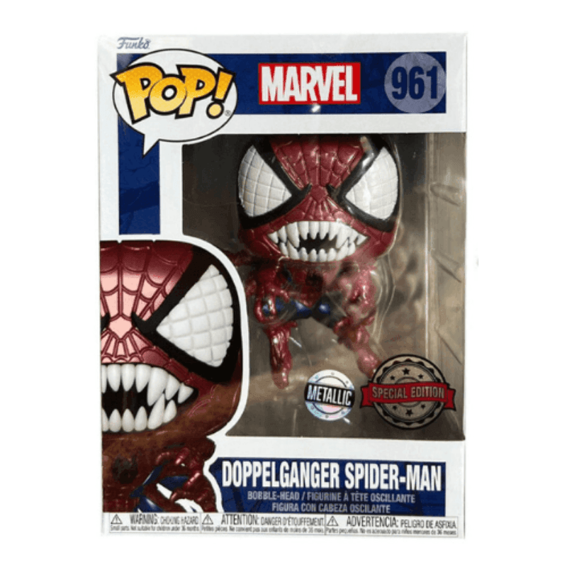 Funko POP Marvel Doppelganger Spiderman Vinyl Figure Metallic Special Edition #961 - Funko - Ginga Toys