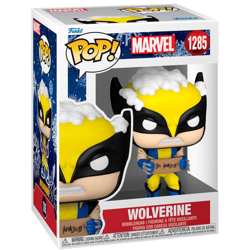 Pop! Marvel: Holiday - Wolverine with Sign - Funko - Ginga Toys