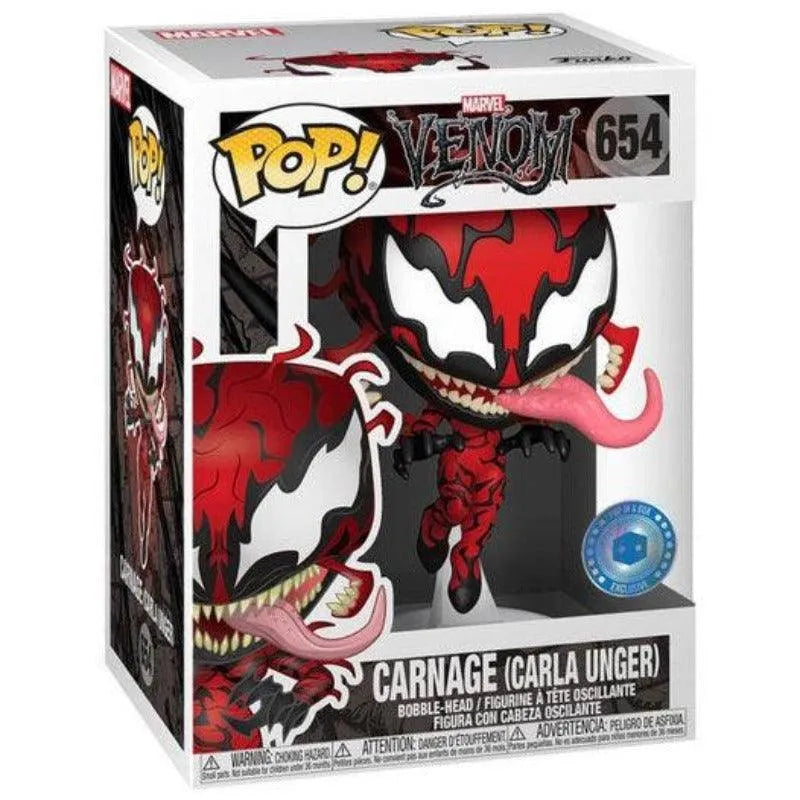 POP figure Marvel Comics Carla Unger Carnage Exclusive - Funko - Ginga Toys