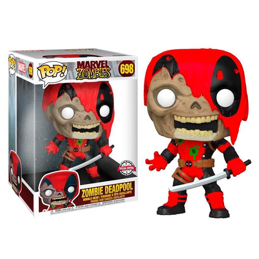 Funko POP Marvel Zombies Zombie Deadpool Special Edition 10" Vinyl Figure #698 Exclusive - Funko - Ginga Toys
