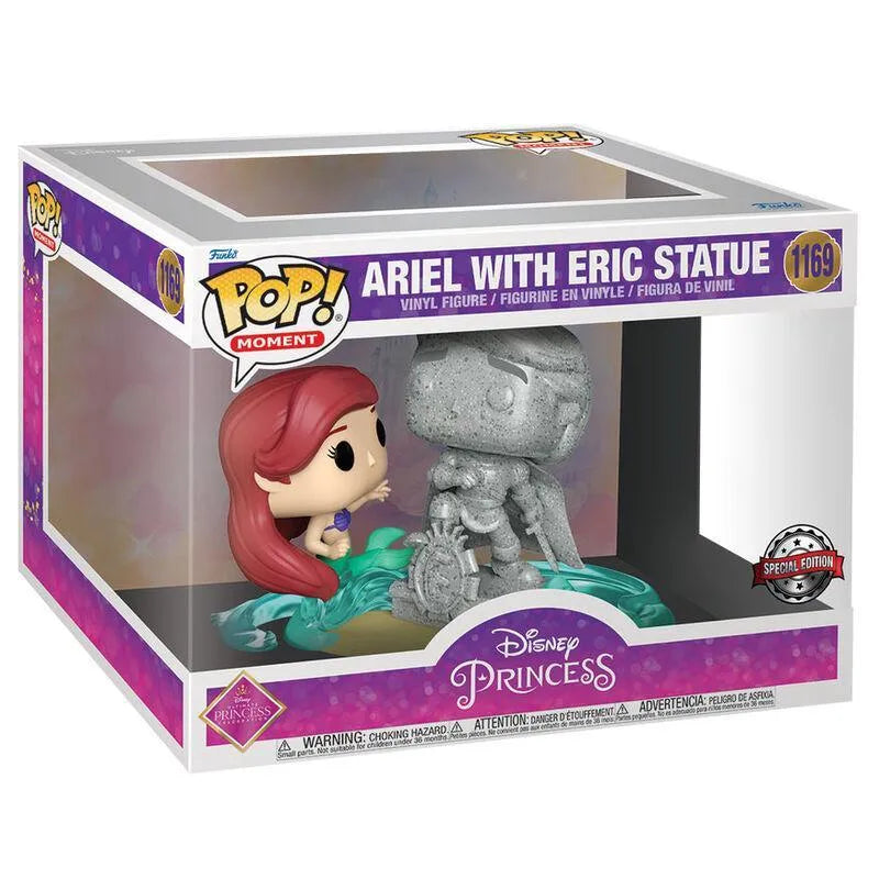 Funko POP Moment Disney Princess - Little Mermaid Ariel with Eric Statue Vinyl Figure #1169 - Funko - Ginga Toys