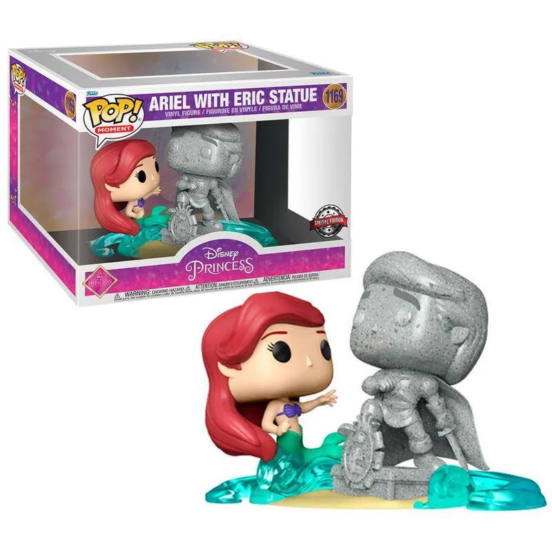 Funko POP Moment Disney Princess - Little Mermaid Ariel with Eric Statue Vinyl Figure #1169 - Funko - Ginga Toys