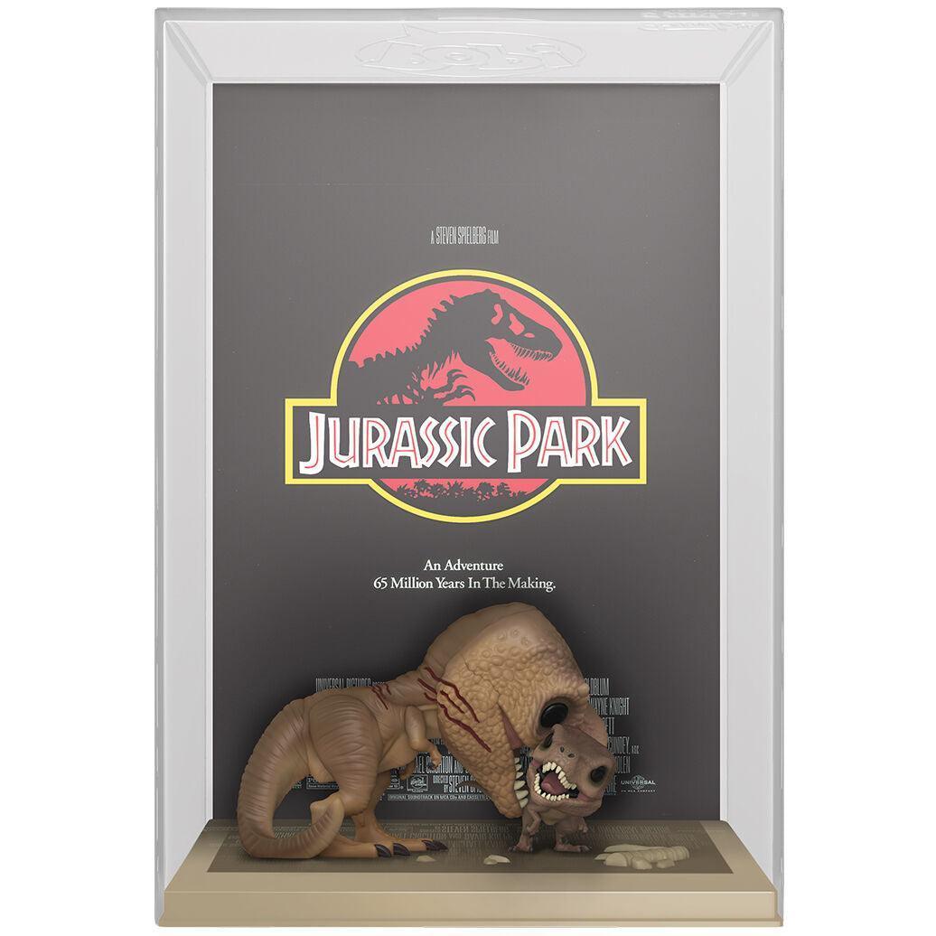 POP figure Movie Poster Jurassic Park - Tyrannosaurus Rex and Velociraptor - Funko - Ginga Toys