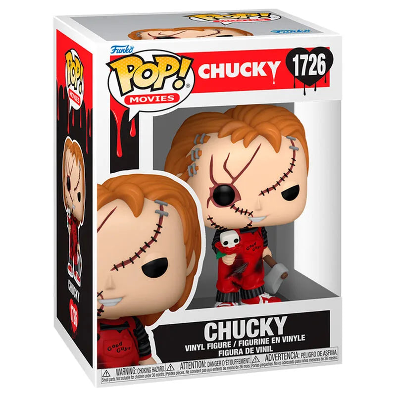 Pop! Movies: Valentines - Chucky with Flower - Ginga Toys