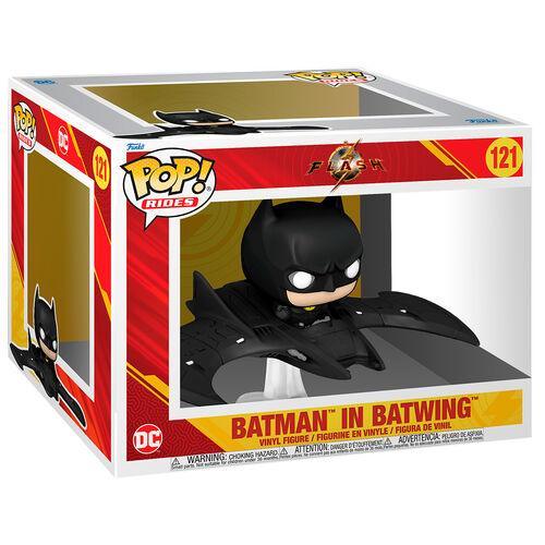 Pop! Rides Super Deluxe: The Flash - Batman in Batwing Vinyl Figure #121 - Funko - Ginga Toys