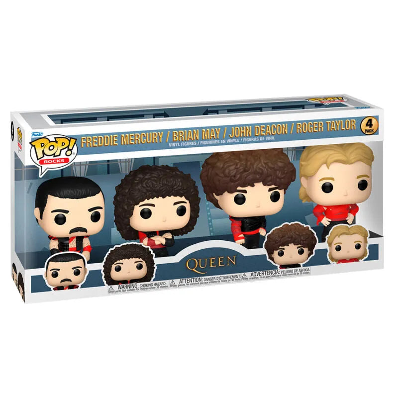 Pop! Rocks: Queen - Radio Gaga 4-Pack - Ginga Toys