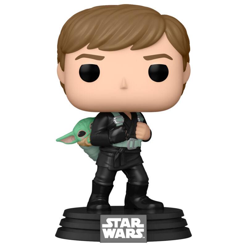 Pop! Star Wars: The Book of Boba Fett - Luke Skywalker & Grogu Figure (Training) #583 - Ginga Toys