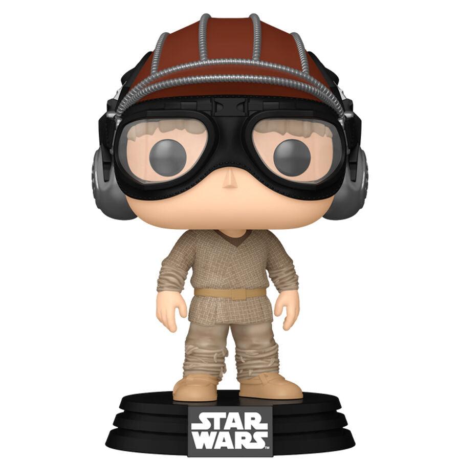 Pop! Star Wars: The Phantom Menace 25th Anakin Skywalker Figure (Pod Racer Helmet) #698 - Ginga Toys