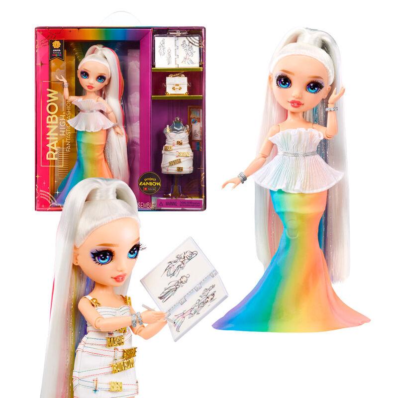 Rainbow High Fantastic Fashion Amaya Raine - Rainbow 11” Fashion Doll Playset - MGA - Ginga Toys