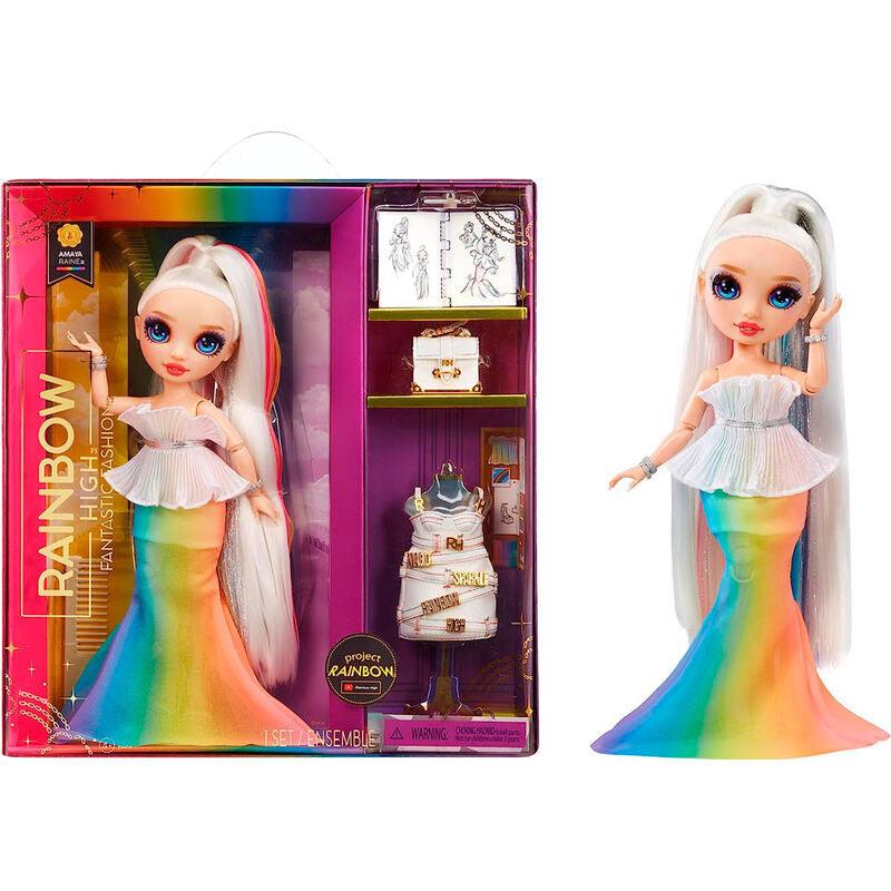 Rainbow High Fantastic Fashion Amaya Raine - Rainbow 11” Fashion Doll Playset - MGA - Ginga Toys