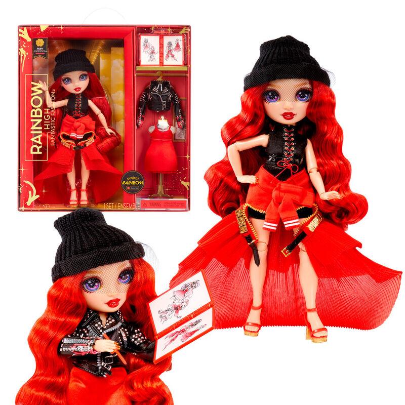 Rainbow High Fantastic Fashion Ruby Anderson - Red 11” Fashion Doll Toy - MGA - Ginga Toys