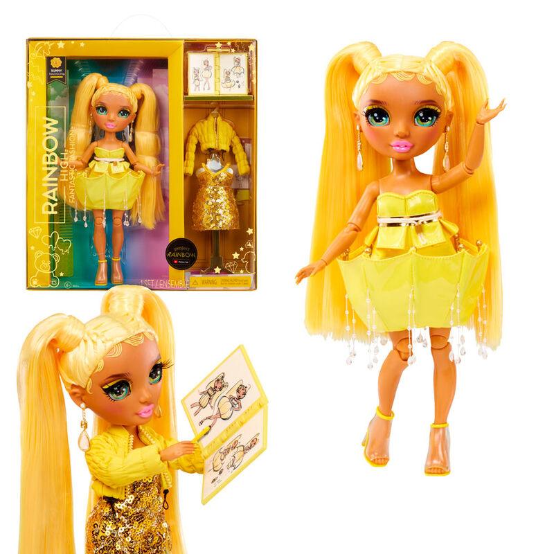 Rainbow High Fantastic Fashion Sunny Madison - Yellow 11” Fashion Doll Playset - MGA - Ginga Toys