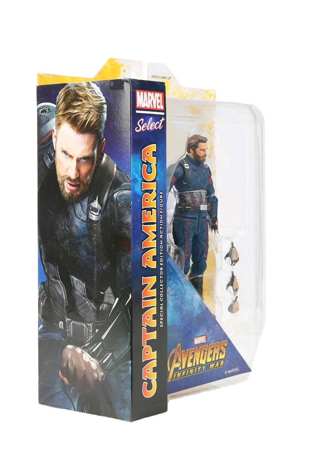 Diamond Select Marvel Select Avengers: Infinity War Captain America Action Figure 7" - Ginga Toys