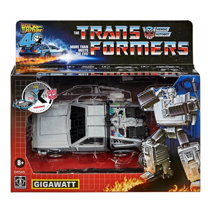 Transformers Collaborative Back to the Future x Transformers Gigawatt Action Figure
