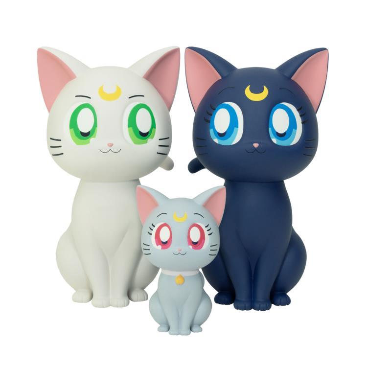 Sailor Moon Cosmos Sofvimates Artemis & Diana Figure - Banpresto - Ginga Toys