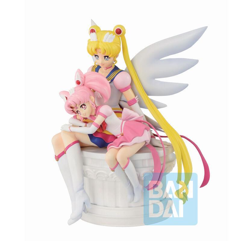 Sailor Moon Eternal Ichibansho Eternal Sailor Moon & Eternal Sailor Chibi Moon Figure - Bandai - Ginga Toys