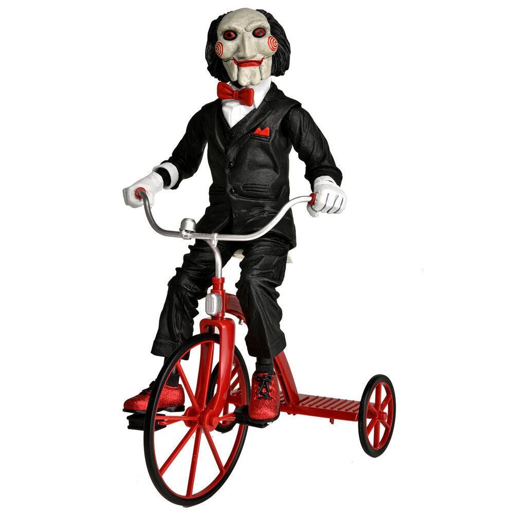 Saw Billy the Puppet on Tricycle 12" Action Figure with sound - Neca - Ginga Toys