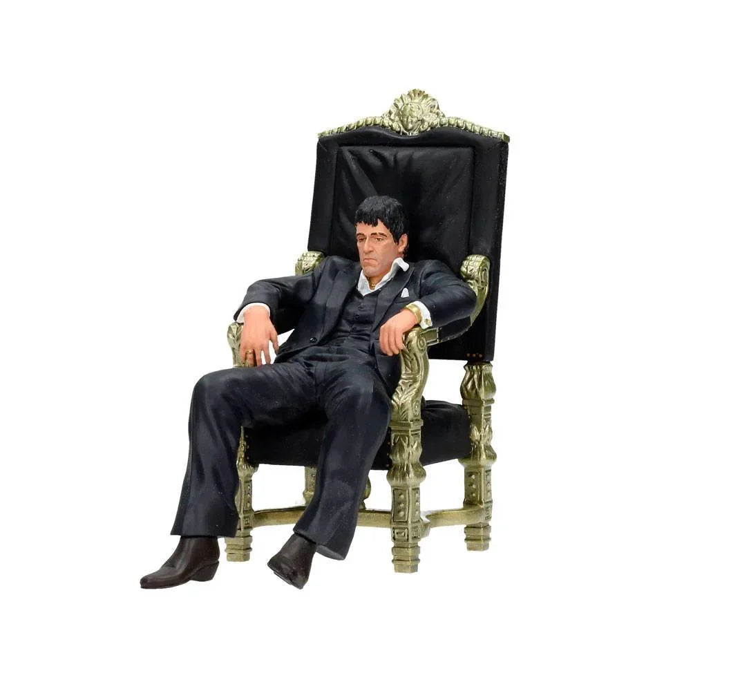 Scarface Movie Icons Tony Montana (On Throne) Figure - Ginga Toys