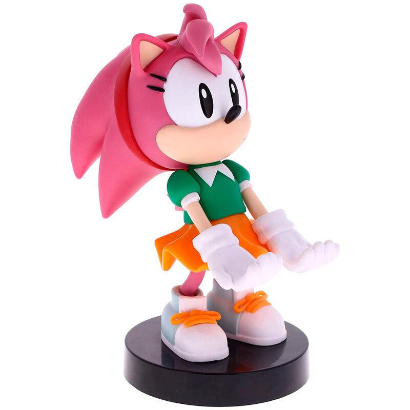 SEGA: Sonic the Hedgehog Amy Rose Cable Guys Original Controller and Phone Holder - Exquisite Gaming - Ginga Toys