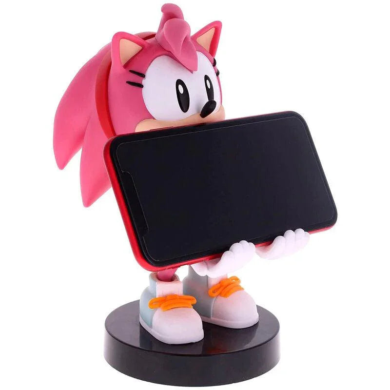 SEGA: Sonic the Hedgehog Amy Rose Cable Guys Original Controller and Phone Holder - Exquisite Gaming - Ginga Toys