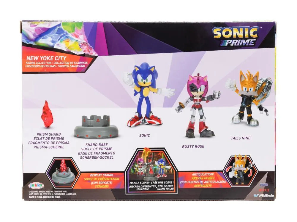 Sonic Prime 2.5" New Yoke City Figure Collection - Jakks Pacific - Ginga Toys