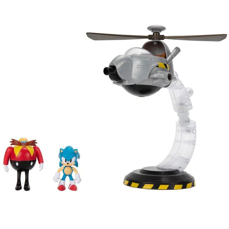 Sonic The Hedgehog 2.5" Egg mobbile battle Playset - Jakks Pacific - Ginga Toys