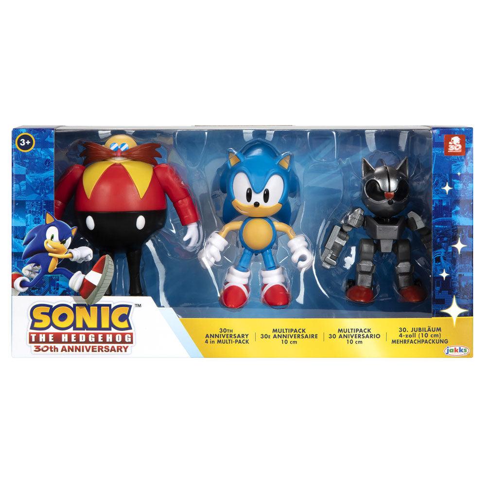 Sonic The Hedgehog 4" Figure 30th Anniversary Multi-pack - Jakks Pacific - Ginga Toys