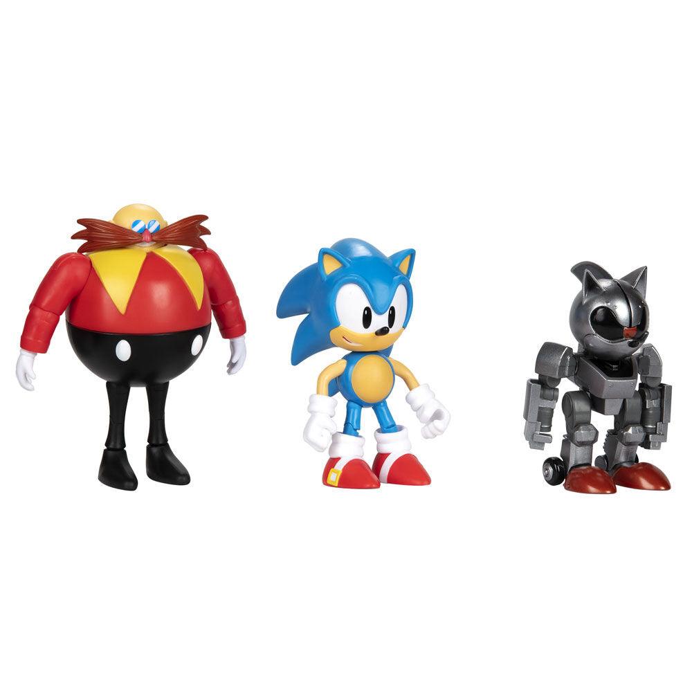  Sonic the Hedgehog 2 Movie Giant Eggman with Super Sonic 2.5  Action Figure Battle Playset : Toys & Games