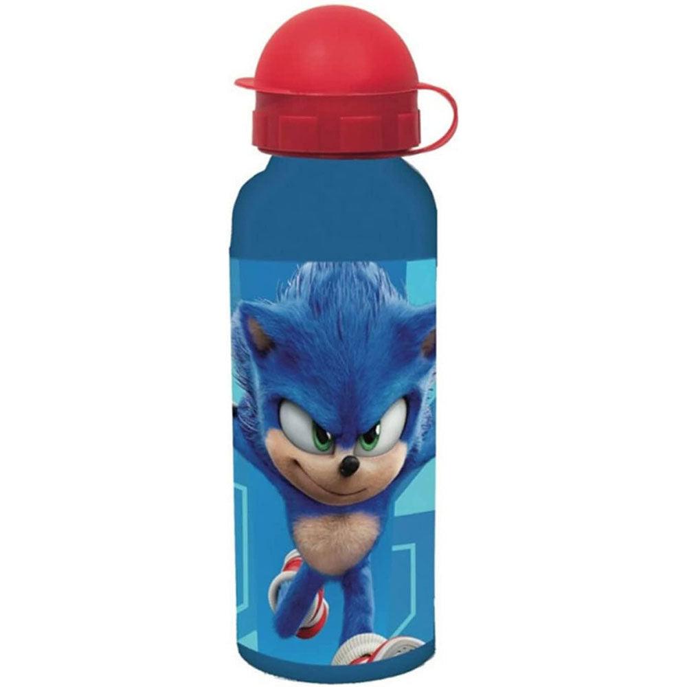 Sonic The Hedgehog aluminum Kids Water bottle 520ml - Sega - Ginga Toys