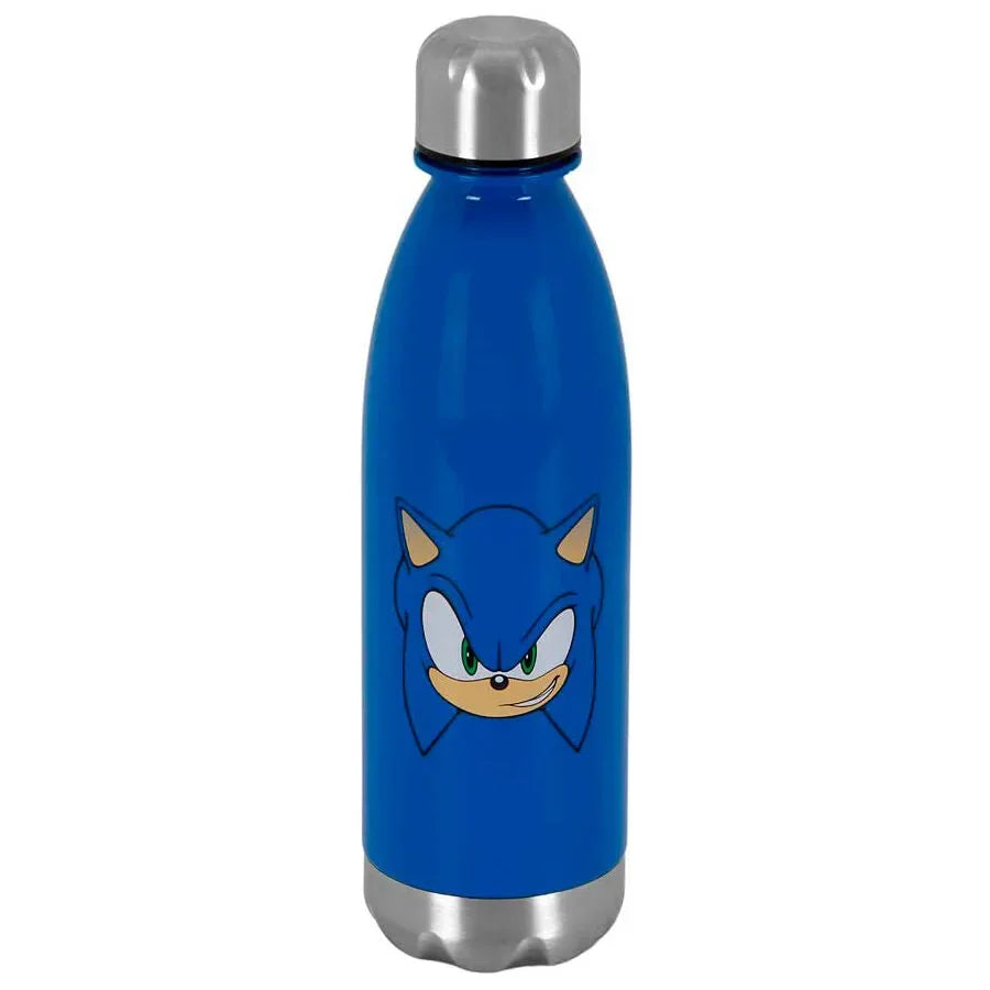 Sonic the Hedgehog Blue Tritan Bottle - Sonic Face - Ginga Toys