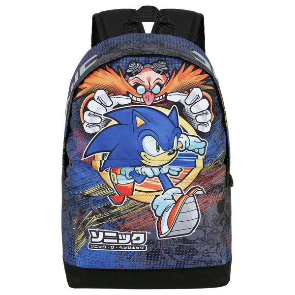 Sonic The Hedgehog Checkpoint School Blue backpack 41cm