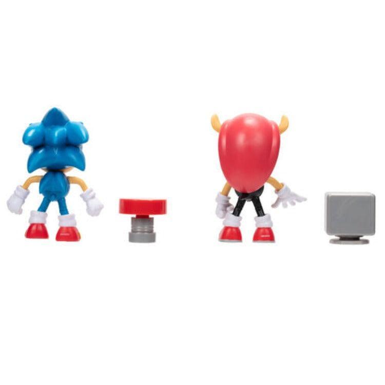 Sonic the Hedgehog - Classic Sonic & Classic Mighty 4" Action Figure 2 Pack - Jakks Pacific - Ginga Toys