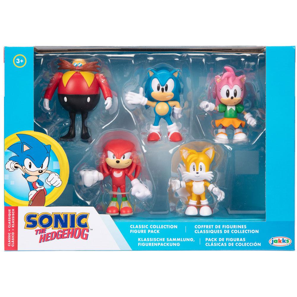 Sonic the Hedgehog Dr. Eggman, Kunckles, Sonic, Tails & Amy Action Figure 5-Pack - Jakks Pacific - Ginga Toys