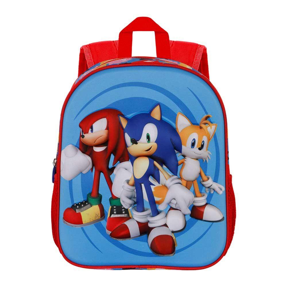 Sonic The Hedgehog Lets Roll Kids 3D lunch bag