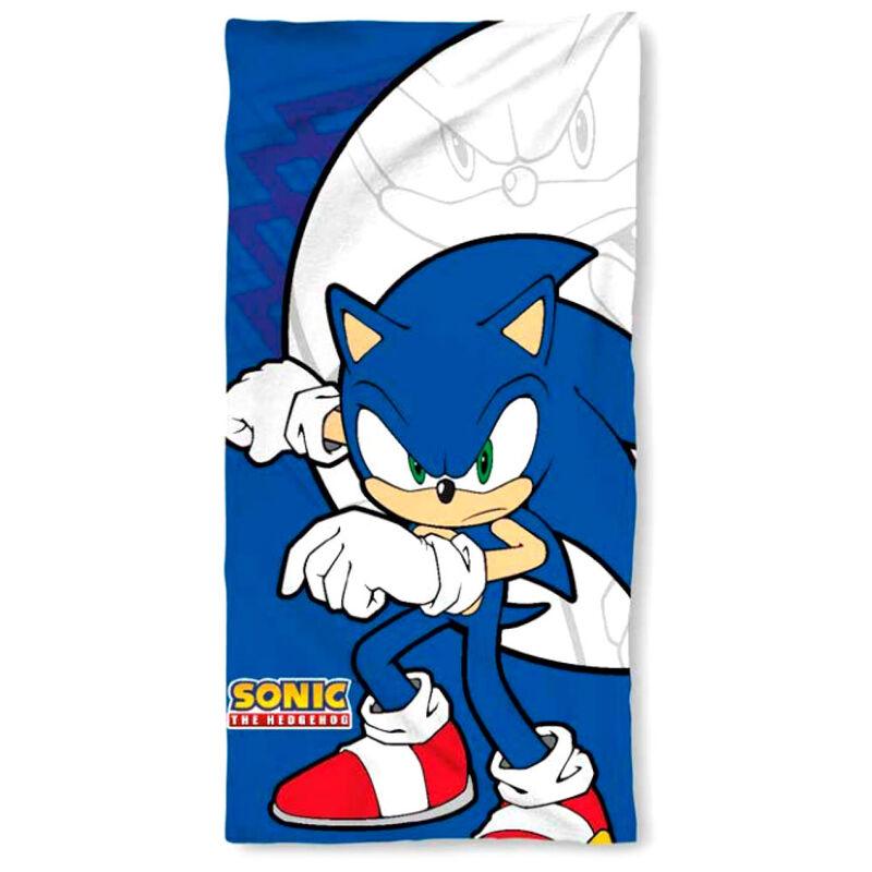 Sonic The Hedgehog microfiber beach towel 140x70cm - Sega - Ginga Toys