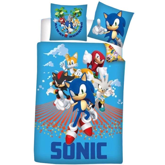 Sonic The Hedgehog microfiber duvet cover bed 90cm - Sega - Ginga Toys