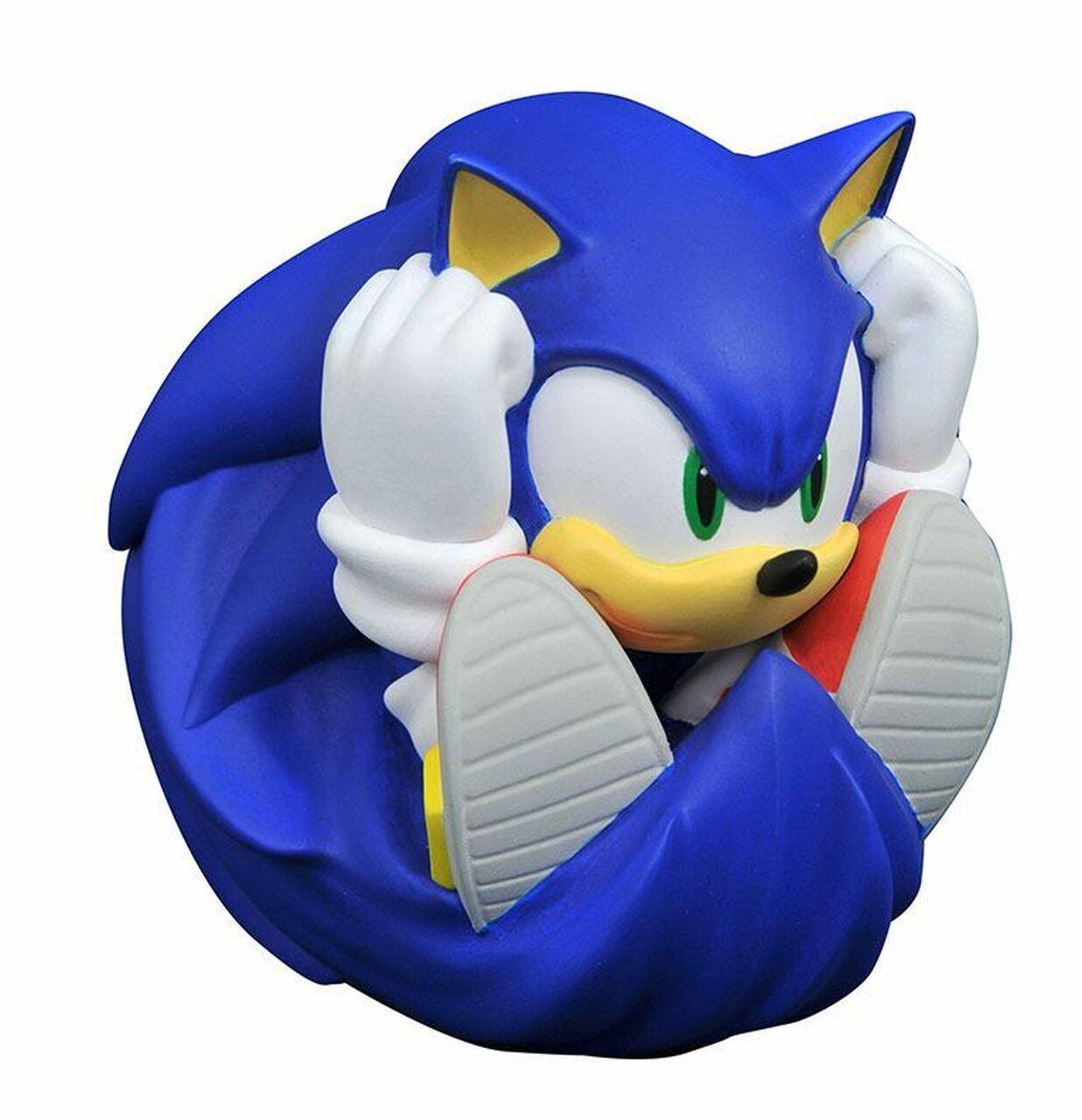 Sonic The Hedgehog piggy bank bust - Diamond Select - Ginga Toys