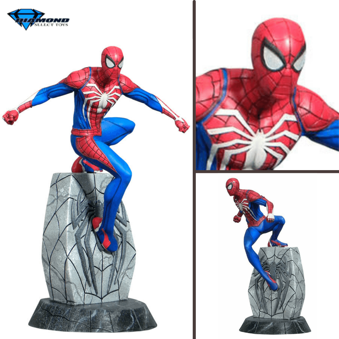 Diamond Select Marvel Spider-Man 10" PVC Figure 2018 Video Game (Gallery