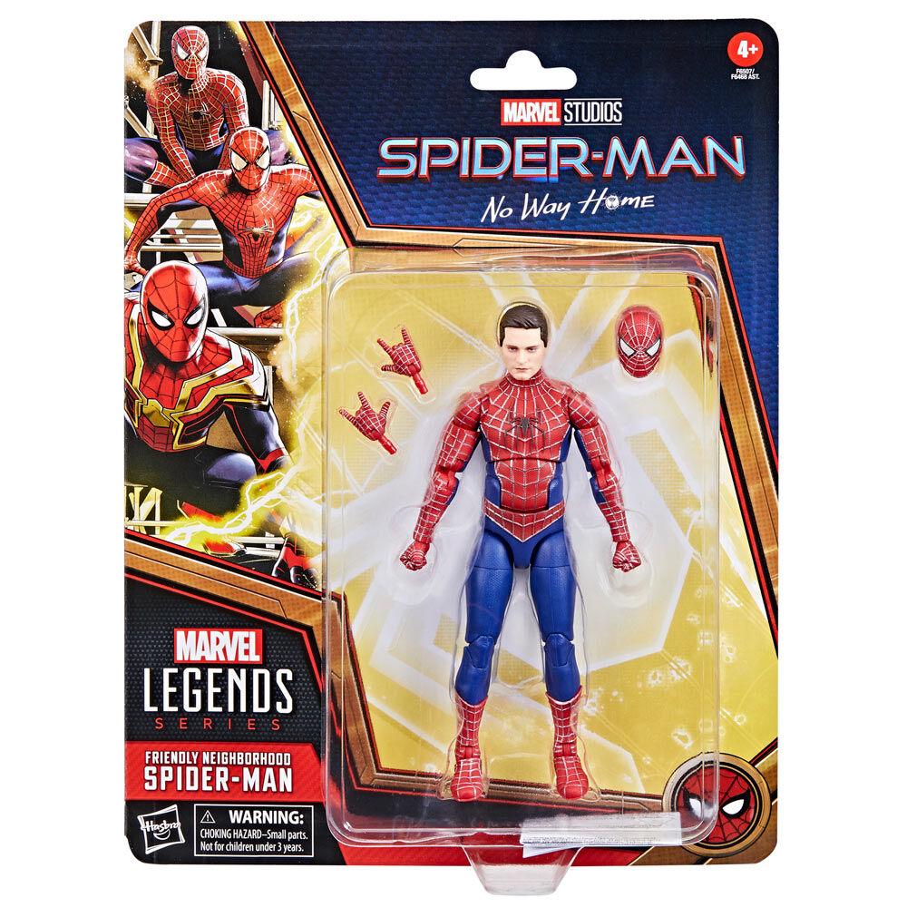 Spider-Man: No Way Home Marvel Legends Spider-Man Action Figure (Friendly Neighborhood) - Hasbro - Ginga Toys