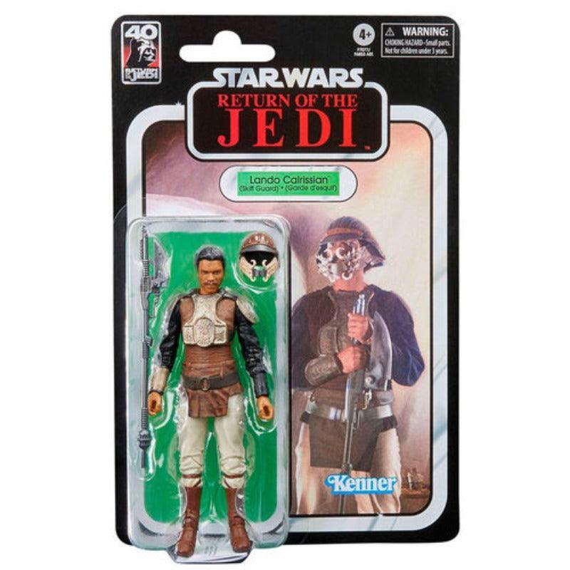 Star Wars 40th Anniversary The Black Series 6" Lando Calrissian Action Figure (Skiff Guard) (Return of the Jedi) - Hasbro - Ginga Toys