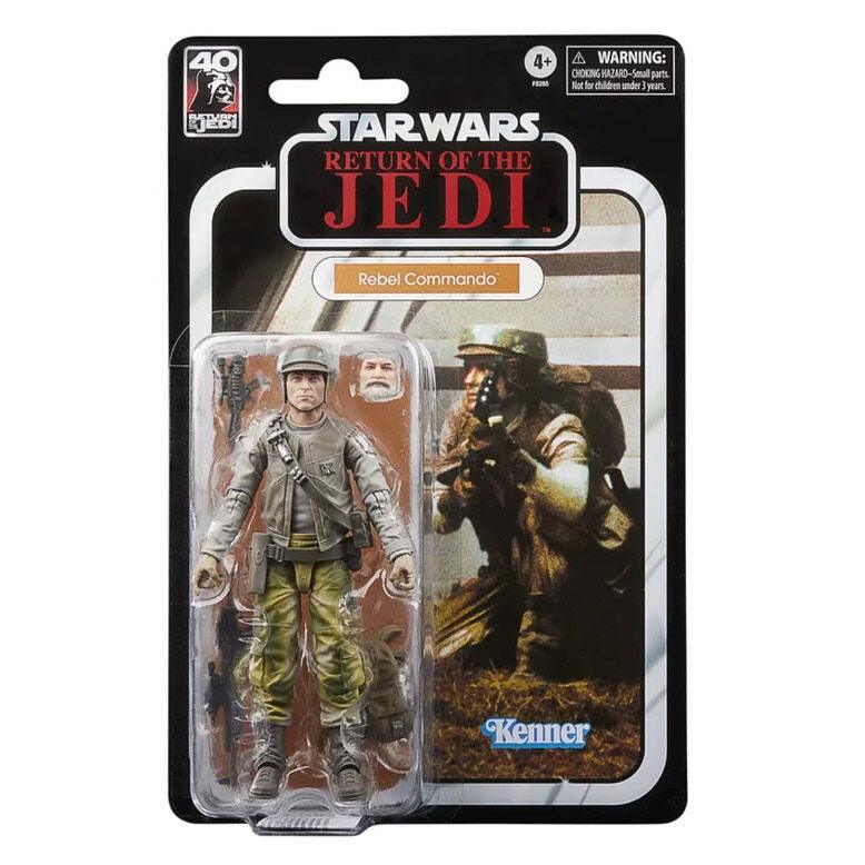 Star Wars The Black Series 40th Rebel Commando Action Figure (Return of the Jedi) - Hasbro - Ginga Toys